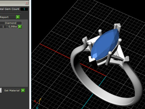 Anello 850 Modello di stampa 3D