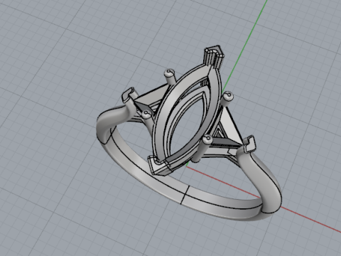 850 Ring 3D 打印模型