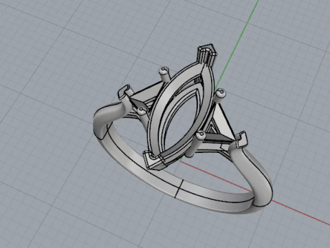 Anello 850 Modello di stampa 3D