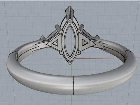850 Ring 3D 打印模型