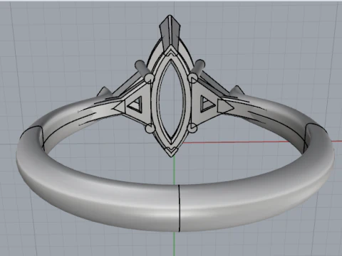 Anello 850 Modello di stampa 3D