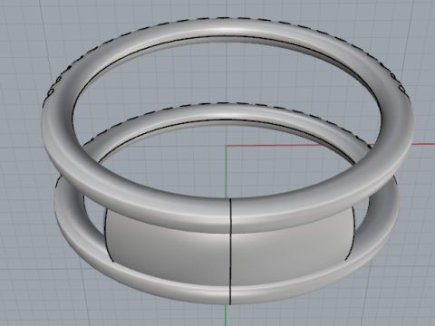 851 Ring 3D 打印模型