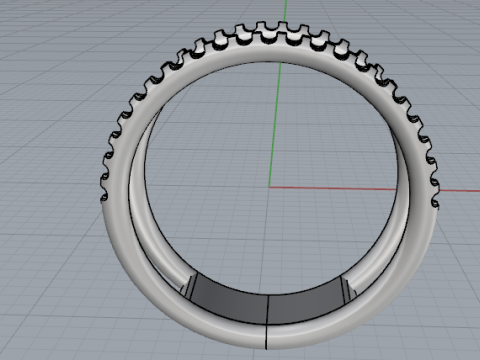 851 Ring 3D 打印模型