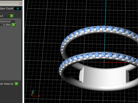 851 Ring 3D 打印模型