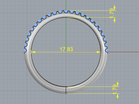 851 Ring 3D 打印模型
