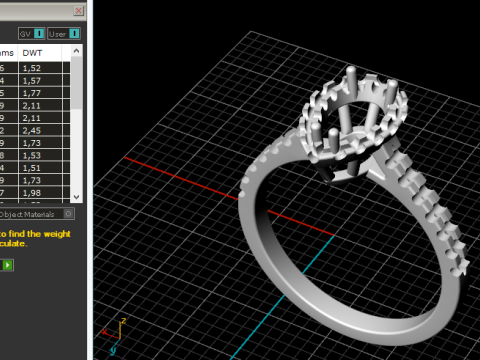 852 Ring 3D प्रिंट मॉडल