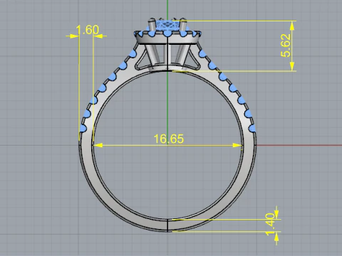 852 Ring 3D Print Model