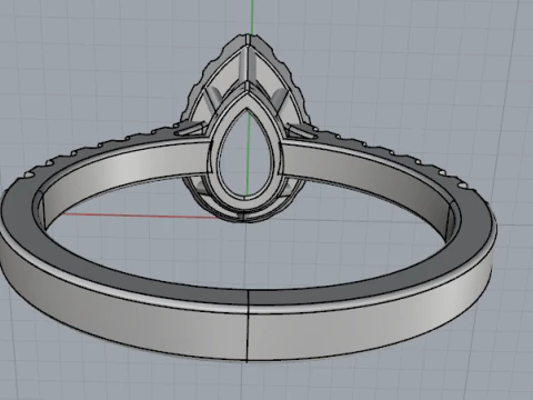 852 Ring 3D Print Model