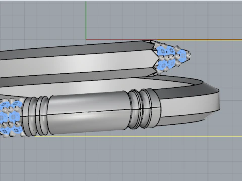 853 Ring nail 3D Print Model