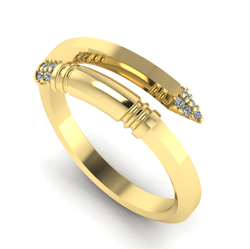 853 Ring nail 3D Print Model .c4d .max .obj .3ds .fbx .stl .blend 