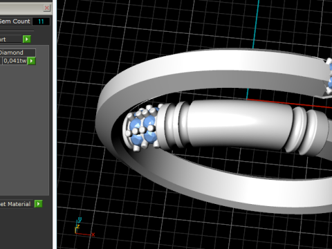 853 Ring nail 3D Print Model