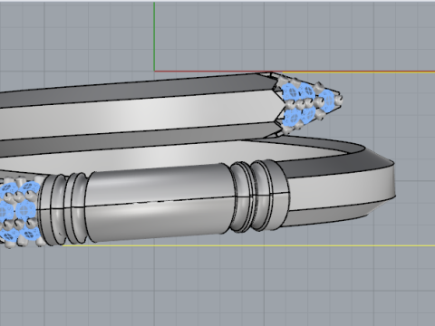 853 Ring nail 3D Print Model