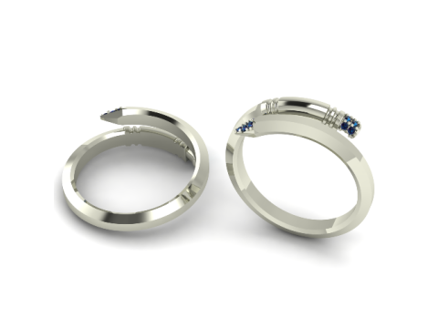 853 Ring nail 3D Print Model