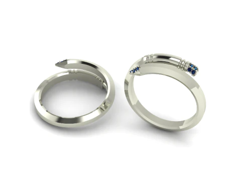 853 Ring nail 3D Print Model