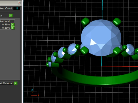 Anel 855 Modelo de Impressão 3D