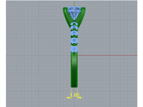 Anel 855 Modelo de Impressão 3D