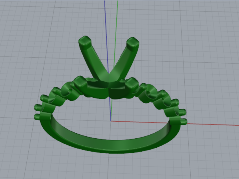 855 Ring Modelo de Impressão 3D