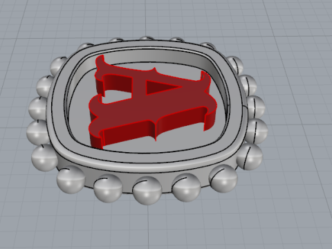 856 English alphabet 3D-printmodel
