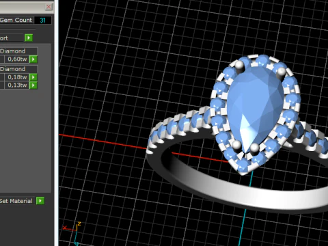 852 Ring 3D Print Model