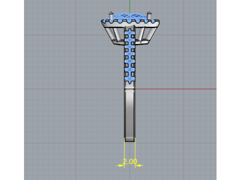 852 Ring 3D Baskı Modeli