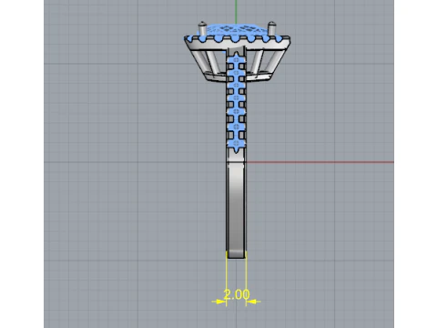 852 Ring 3D Print Model