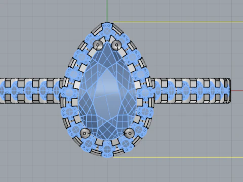 852 Ring 3D Print Model
