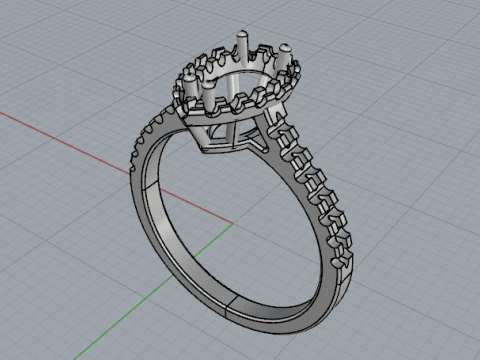 852 Ring 3D Print Model