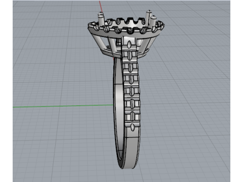 852 Ring 3D Baskı Modeli