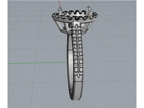 852 Ring 3D Print Model