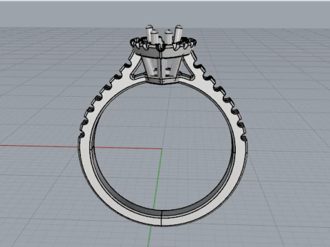 852 Ring 3D Print Model