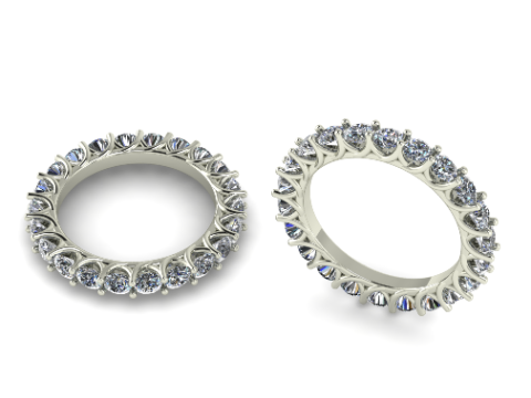 854 Wedding ring 3D 프린트 모델