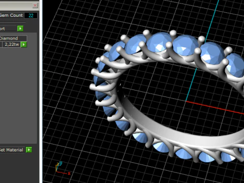 854 Wedding ring 3D Print Model