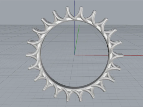 854 Wedding ring 3D Print Model