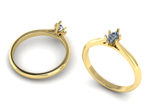 857 Ring 3Dプリントモデル