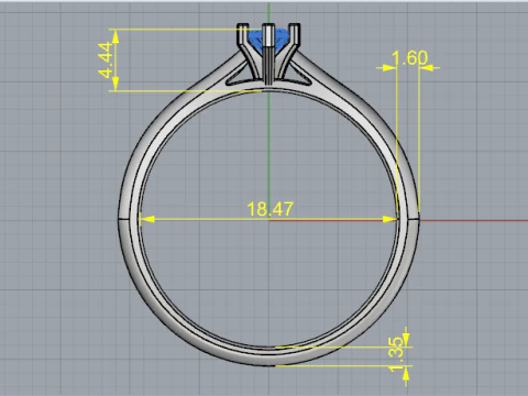 857 Ring 3D Print Model