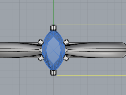 857 Ring 3Dプリントモデル