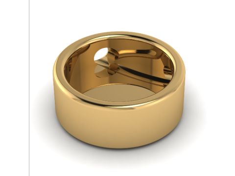 858 Pendant with the letter C Model do druku 3D