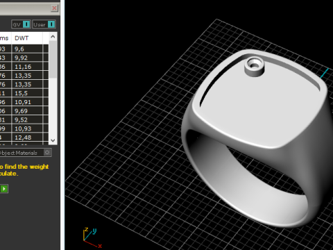 859 Ring Modello di stampa 3D