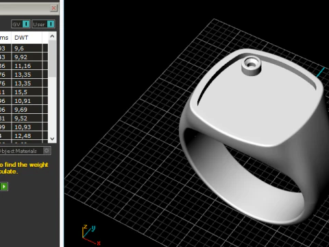 859 Ring 3D Print Model