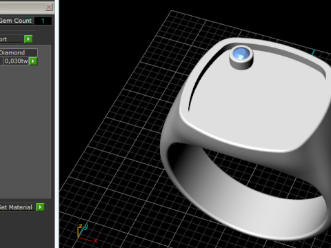 859 Ring Modello di stampa 3D