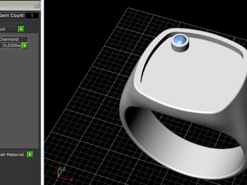 859 Ring 3D Print Model