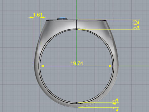859 Ring Modello di stampa 3D