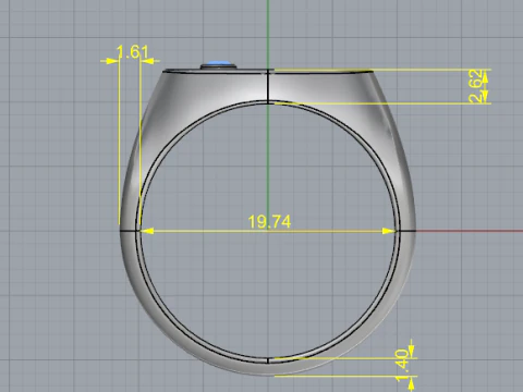 859 Ring 3D Print Model