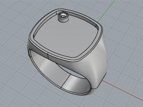 859 Ring 3D Print Model
