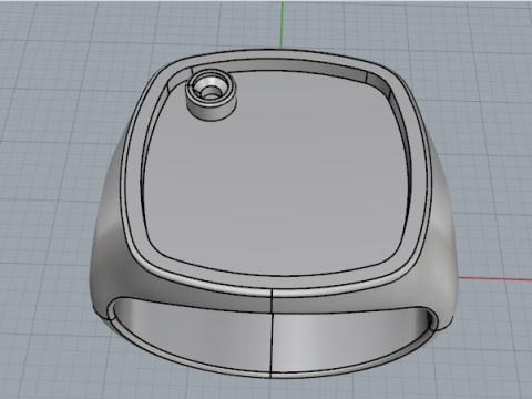 859 Ring Modello di stampa 3D