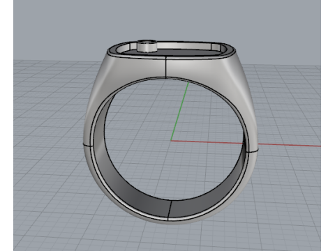 859 Ring Modello di stampa 3D