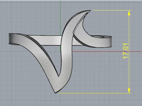 860 Ring 3D Print Model