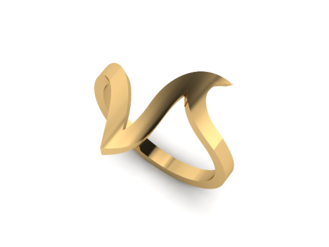 860 Ring 3Dプリントモデル