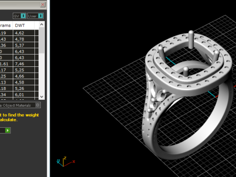 861 Ring Modello di stampa 3D