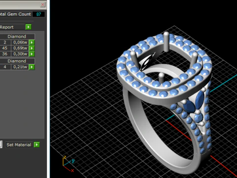 861 Ring 3D Print Model
